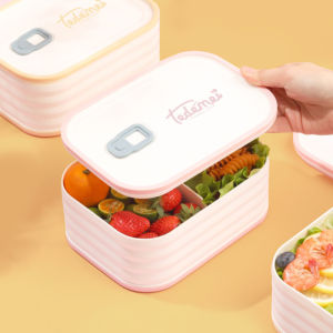 Hộp Cơm Chia Ngăn Hộp Cơm Dã Ngoại Tiện Mang Ra Ngoài Hộp Hoa Quả Sức Chứa Lớn Hộp Cơm Hộp Cơm Hộp Cơm Giảm Mỡ Nhân Viên Văn Phòng