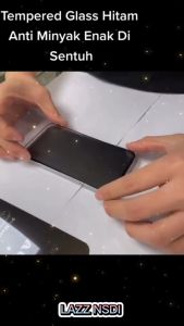 ANTI GORES VIVO Y95 / Y91 / Y93 / Y11 / Y12 / Y15 / Y91C / Y1S / Y30 / Y30i / Y50/ TEMPERED GLASS HITAM