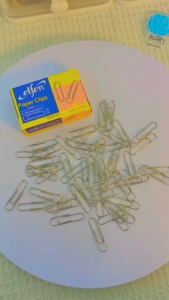 ลวดเสียบกระดาษ Elfen #1 ชนิดกลม / ชนิดเหลี่ยม บรรจุ 50 ตัว/กล่อง (1 กล่องเล็ก)