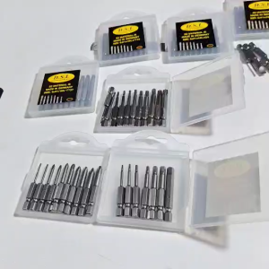 Bộ sản phẩm mũi vít bộ hoa thị lỗ bộ lục giác thép S2 tốt thương hiệu DSL