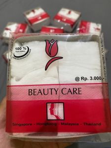 Kapas wajah pembersih makeup / kapas kecantikan isi 12(lusinan)