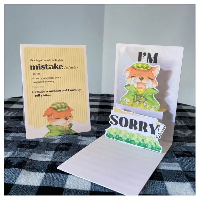 High Quality Pop Up Cards for Birthday Christmas Hari Raya CNY Deepavali Festivals Thank You Frienship and many more