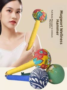 Achillea Millefolium Massage Hammer for Health Care Neck And Shoulder Back Percussion Acupoint Therapy Massage Stick 3759