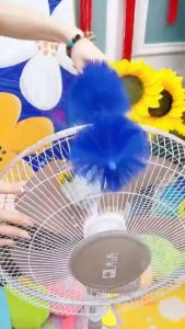 Fan Brush Dust Brush Sewer Brush Screen Window Blind Cleaning Brush Sofa Dust Duster Bendable Brush Cleaning Supplies [DAILY DEALS99]