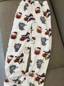 Halloween Winter Sweet Cute Heattech Straight-leg Casual Pants Home Pants Walking Pants