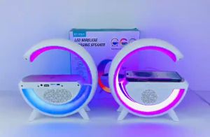 CRGROUP BT2301 Portable Speaker LED Light & Wireless Charger