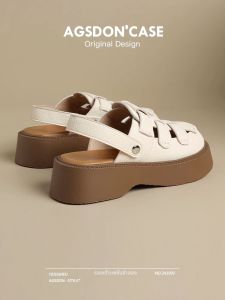 Agsdon | Roman Style Womens Two-Wear Summer Thick-Soled Sandals
