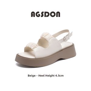 Agsdon | Comfortable Thick Soled Sandals for Women Suitable for Beach & Casual Wear