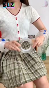 Bolizun-Double Tape / TIP ISOLASI bening serbaguna super kuat / Doube tape