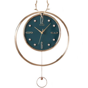 Compas | Simple Deer Head Decoration Wall Clock