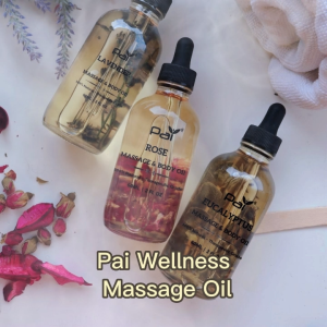 PAI Wellness Eucalyptus Massage & Body Oil - 100% Natural Therapeutic Grade - 100ML / 3.38 FL OZ - For Muscle Relief Stiff Shoulder Fatigue Relaxation