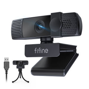 FIFINE | FIFINE 2K USB True-To-Life Full-HD Webcam with AutoFocus Privacy Cover For PC/Mac YouTube Gaming Live Streaming Meetings-K436
