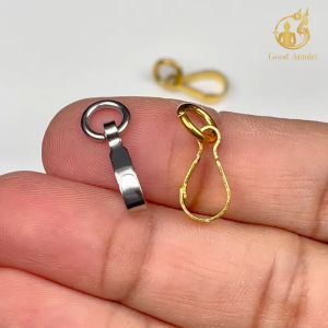 ตะขอห้อยพระแบบปากเป็ด ที่ห้อยพระสแตนเลสและงานทองเลเซอร์ แข็งแรง ทนทาน คุณภาพดี ใช้งานง่าย