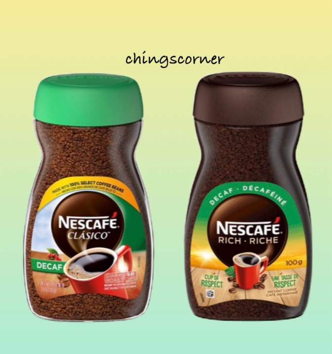 Imported NESCAFE Decaf Instant Coffee, 3.5oz, Expiry 2025 Lazada PH