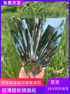 Transforming Monster Mirror Self-Adhesive Soft Mirror Sticker Decorative Classroom Kindergarten Wall Decor Childrens Mirror