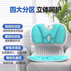 Chair Cushion Correct Sitting Waist Support Universal Ergonomic Lumbar Posture Corrective Childrens 坐姿桥正 Duduk