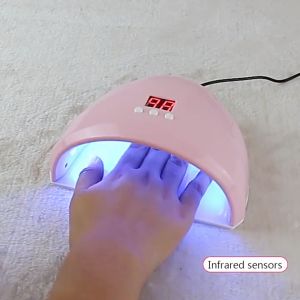 【FREE SHIPPING】36W UV Lamp Nail Dryer 12 LEDS 30s/60s/90s USB Cable Lamp Gel Nail Machine Drying Tool