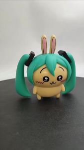 Chiikawa | Evangelions Ayanami Rei Asuka Action Figures Cosplay Usagis Hachiwares Anime Model Doll Cartoon Desktop Ornaments Toy Fans Gift