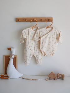 Kessy Honey Newborn Baby Clothes Autumn Winter Boneless Triangle Bodysuit Baby Boys Girls Long Sleeve Crawler Suit Cotton Fabric