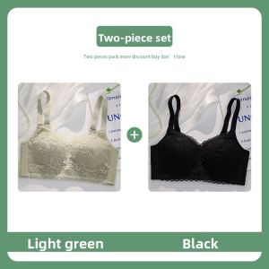 miiow | Cat Woman Summer Thin Breathable Wireless Bra Reduce Chest Size Gathered Wind Nest Cup Underwear Adjustable Straps Full Cup