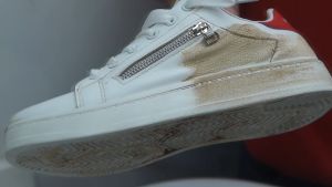 White shoe cleaning cream multi-functional cleaning brightening whitening and yellowing maintenance of sports shoes 260g 小白鞋清洁剂专用免洗刷鞋擦鞋神器清洁膏清洗去污去黄干洗白球鞋-260g White Shoes Cleaning Whitening Cleaner Cream Shoe With Sponge