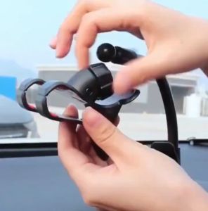 Holder Hp Mobil Jepit Dashboard Spion Original 360 Derajat Car Phone Bracket Holder Multifungsi