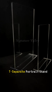 Acrylic Display Stand L shape# Paper stand