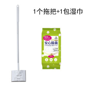 Mini Flat Mop Hand Wash Free Disposable Static Absorption Dust Removal Brush Gap Cleaning Tool Ultra-Fine Fiber Wet Mop Head