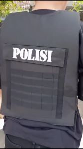 Termurah Rompi Polisi / Swat / Polos / Rompi Motor/Bodyvest Anti Angin