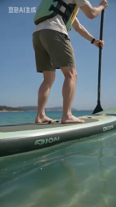 DYLAN Inflatable Stand Up Paddle Board 305×76×15cm SUP Board Complete Accessories Set for Beginner Adult Water Sport Surfboard