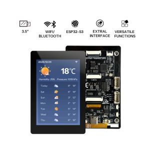 ONX3248G035 ESP32-S3 LCD Touchscreen Development Board 3.5 Genius Series CTP Touch 2.4GHz Wi-Fi Bluetooth 5 LE