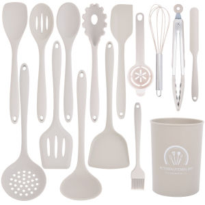 New Heat Resistant Silicone Kitchen Utensil Set