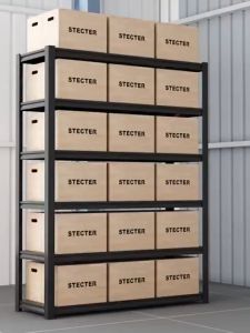 3 Tier Adjustable Boltless Rack Heavy Duty Metal Rack Boltless Rack Shelf Rak Dapur Rak Besi Rak Buku Rak Sebarguna Metal Warehouse Rack