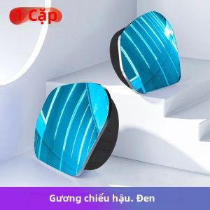 SEAMETAL 2 Chiếc Gương Chiếu Hậu Không Khung Điều Chỉnh 360 Độ HD Góc Rộng Phụ Trợ Gương Xe Ô Tô Cho Tầm Nhìn Điểm Mù