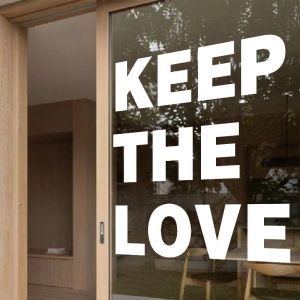 Modern Minimalist Coffee Shop Window Glass Decorative Stickers Waterproof PVC Wall Decals for Background Photo Shoots