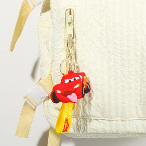Lightning McQueen Keyring Cartoon Cars Pendant Keychain Women Men Fans for Backpack Car Keysperfect gift for family & friend