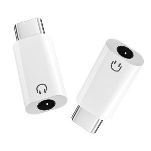 Portable USB C to 3.5Mm Audio Adapter for Car/HomeHi-Fi Aux Dongle for Iphone 15/16Samsung S24/S23PixelIpad Pro - 1/2/4 Pack