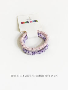Young Adult Cute Floral Rubber Band Bun Hair Ring Elastic String High Elastic Base Simple and Durable Ponytail Hair Ring Head Rope