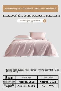 Mercury | Antibacterial Machine Washable Cooling Summer Blanket 100s
