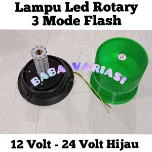 LAMPU LED ROTARY 3 MODE FLASH KODE 012