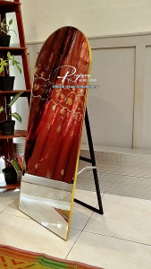 Standing Mirror Kaca Cermin Berdiri Temurah Premium Frameless