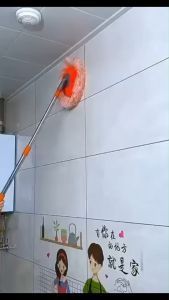 Sunflower dust mop household cleaning wall wiping spider web ceiling dust cleaning tool向日葵除尘拖把