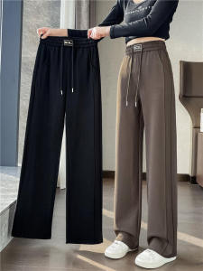 กางเกงขายาวทรงหลวมเอวสูงสำหรับผู้หญิง กางเกงขายาวทรงตรงลำลอง ทรงสลิมฟิต ทรงหลวม ทรงหลวม ทรงสลิมฟิต กางเกงขายาวทรงสลิมฟิต