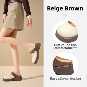 Josiny | Thick Sole Slip-on Womens Shoes