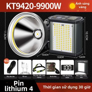 Đèn Đeo Đầu Đi Cá Siêu Sáng Dài Lâu Có Thể Tháo Rời Nạp Điện Được