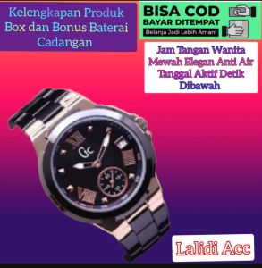 MEWAH ELEGAN JAM WANITA TERBARU ANTI AIR DETIK DIBAWAH BISA BAYAR DITEMPAT