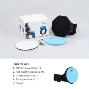JOYO GDP-01 Guitto Series Drum Practice Pad 5 Inches Silicone ABS Leg Practice Drum with Strap Musical Instruments Parts