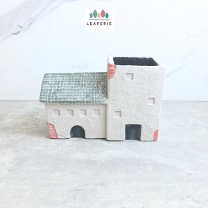 The Leaferie Sovana house flowerpot . flowerpots . flower pot . planters . plant planter pots . cement