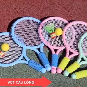 Vợt cầu lông cho bé - Bóng tập phản xạ - môn thể thao luyện phản xạ cho mọi lứa tuổi