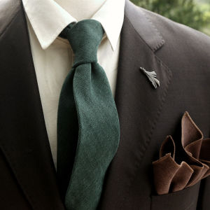 Classic Vintage Solid Color Tie for Men Women Korean Style Casual Formal Academy Art Wedding Accessory Polyester Yarn-Dyed